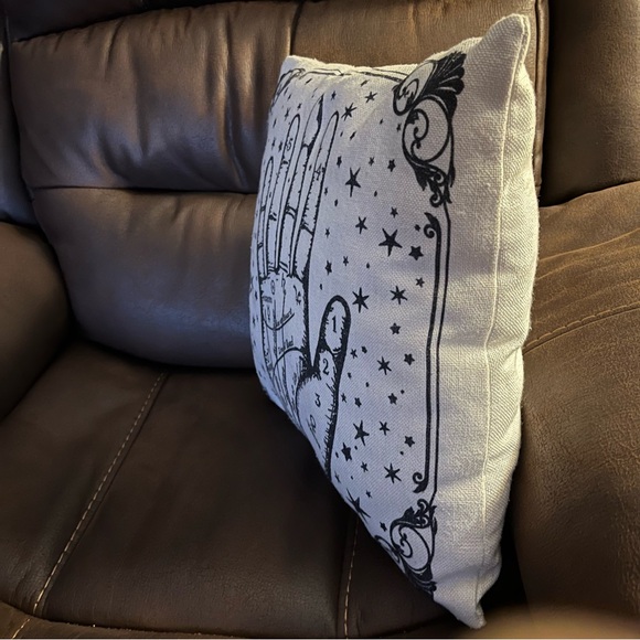 Palmistry Halloween decor Palm Reader 16” Throw Pillow With Stars, Planets Tarot - Picture 8 of 10
